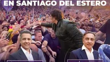 Javier Milei llega a Santiago del Estero: qué se sabe de su visita este sábado