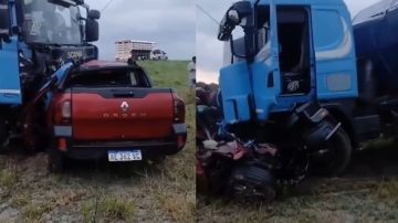 Tragedia en la Ruta 157: murió un joven en un brutal choque frontal