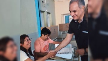 El Dr. Marcelo Barbur votó y llamó a la “Responsabilidad Democrática”