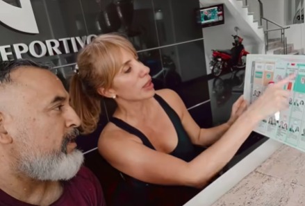 VIDEO | Claudia Ledesma de Zamora enseña cómo se vota con la Boleta Única de Papel junto a Dardo Gómez