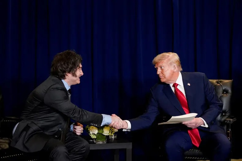 Javier Milei se reúne con Donald Trump en la Casa Blanca