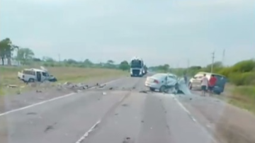 Terrible choque frontal en la Ruta 34 deja al menos dos víctimas fatales