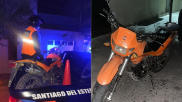 Durante un patrullaje nocturno recuperan una moto que había sido robada minutos antes
