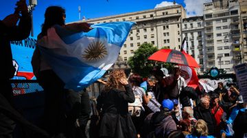Registraron disturbios en la marcha de los jubilados; cuatro personas afectadas por el uso de gas lacrimógeno
