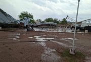 Fuerte temporal en distintas ciudades de la provincia