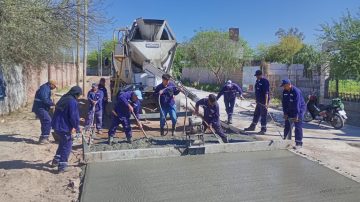 Finalizó la pavimentación del nuevo nexo vial de calle Grecia en el barrio Los Inmigrantes