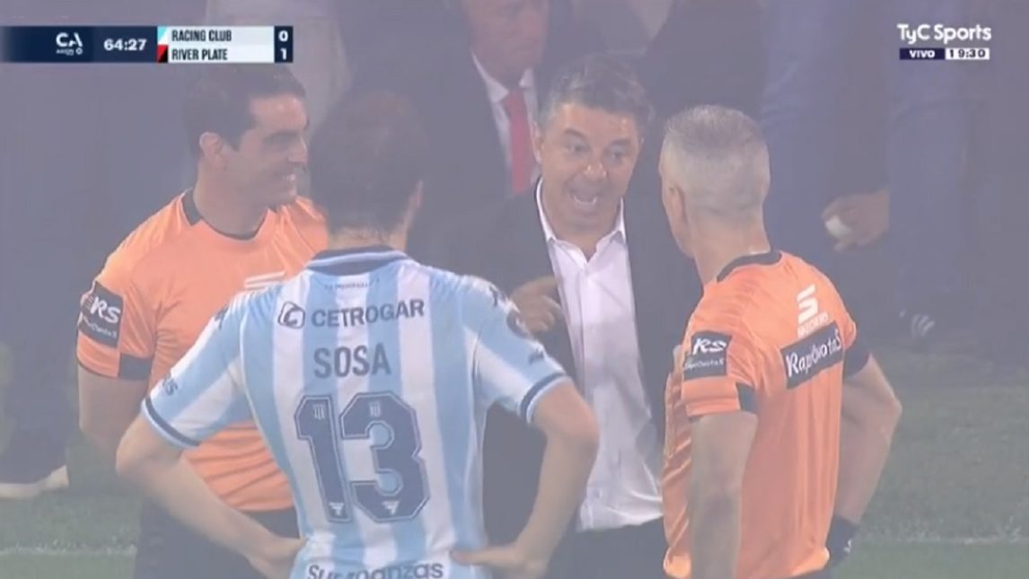 Demoraron el partido entre River y Racing a los 15 del complemento