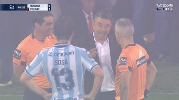 Demoraron el partido entre River y Racing a los 15 del complemento