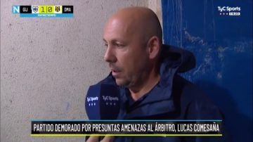 “No podemos poner en riesgo a los árbitros”, la reacción del presidente de Deportivo Madryn tras la suspensión del partido por amenazas