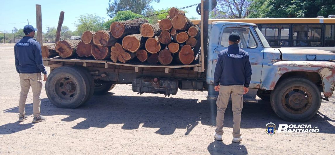 Loreto: Tras la denuncia de una mujer, recuperan vigas de algarrobo valuadas en más de $2.500.000