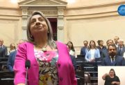 Elia “Chiqui” Moreno tras jurar su banca como Senadora: “Trabajaré junto a Gerardo Zamora”