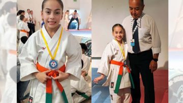 Valentina Roldán Gómez, la pequeña campeona del Sakura Dojo que inspira con su disciplina y pasión