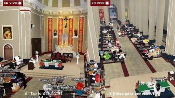 ¿Buena estrategia? Una iglesia peruana transmite misas por Roblox ¡y los fieles gamers asisten!