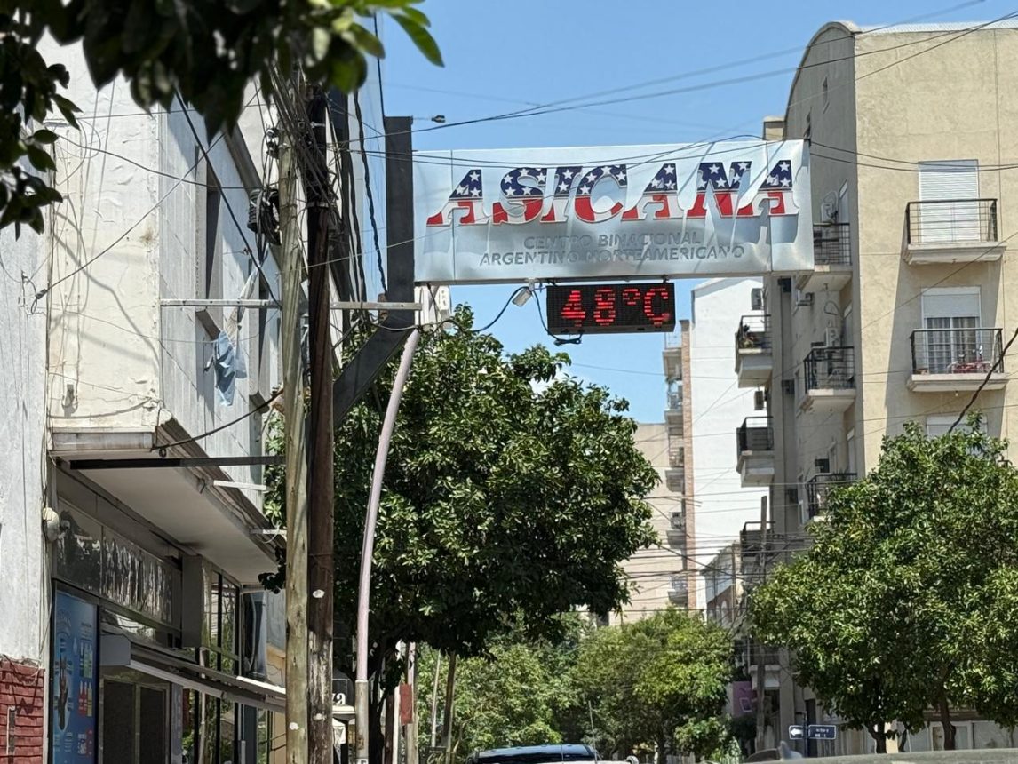 ¡ARDE LA CIUDAD! El termómetro de ASICANA marcó 48 grados