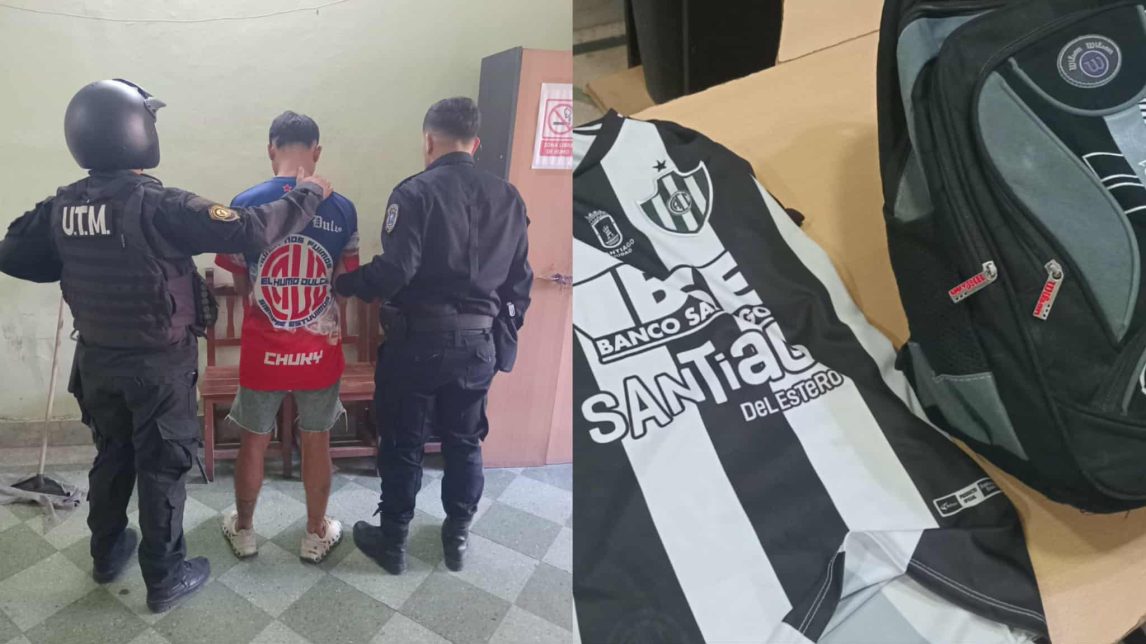 Capturan a un hombre que atacó a un menor para robarle una camiseta y una mochila