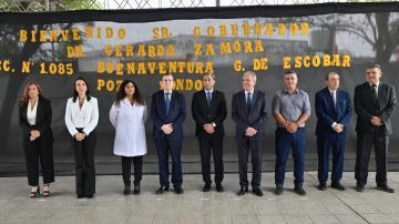 “La escuela es el lugar que nos une y nos hace a todos iguales”, dijo Zamora al inaugurar la refacción de un establecimiento en Pozo Hondo