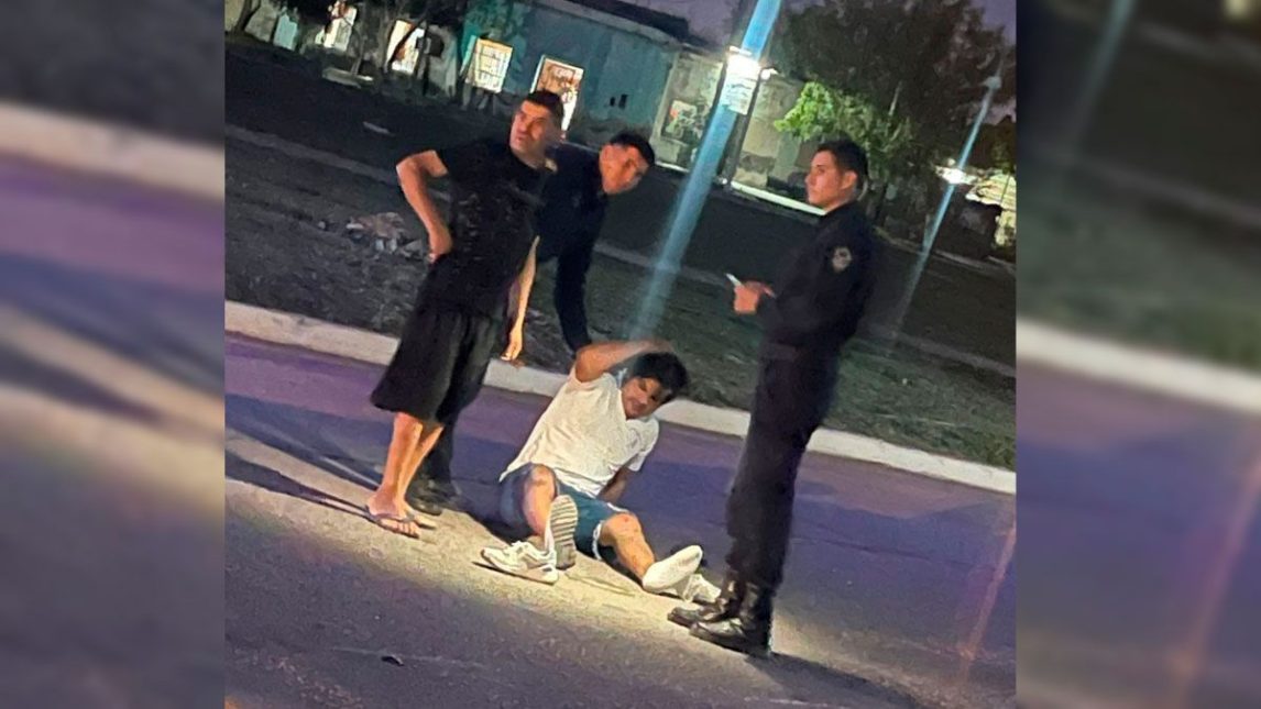 Motociclista alcoholizado atropelló a un policía durante un operativo vial en Termas de Río Hondo