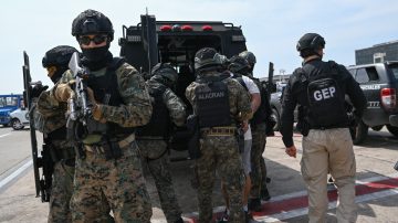 Trasladaron con fuerte operativo a un detenido ligado a nueve toneladas de marihuana