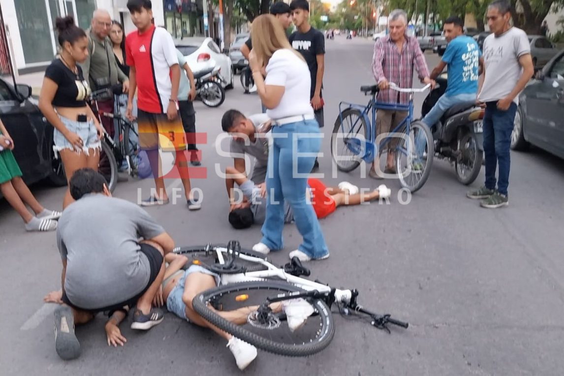Menor herida por accidente de bicicleta en El Palomar