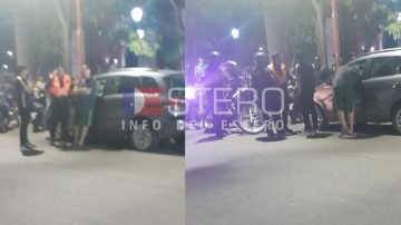 Violenta pelea entre padres en el Parque Aguirre: Uno intentó atacar al otro con un arma blanca