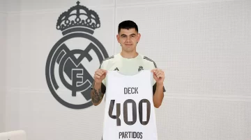 Gaby Deck alcanzó los 400 partidos con el Real Madrid y se metió en la historia del club