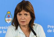 Renuncia Patricia Bullrich como Ministra de Seguridad y se despide con un mensaje al Presidente