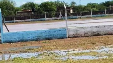 El temporal obligó a suspender Sportivo Comercio vs. Central Argentino: fecha reprogramada