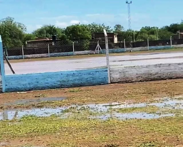 El temporal obligó a suspender Sportivo Comercio vs. Central Argentino: fecha reprogramada
