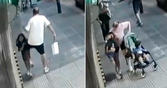 Brutal ataque en la vía pública: un hombre pateó a una nena de 6 años y quedó en libertad al presentar su carnet de discapacidad