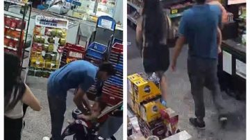 Indignante: Una pareja se vale de su bebé para hurtar vodka
