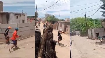 VIDEO. Sigue la tensión en Villa Suaya: varios detenidos, policías heridos y secuestros de tumberas