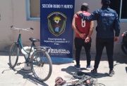 Frías: Lo atraparon mientras circulaba en una bici robada y con herramientas ajenas