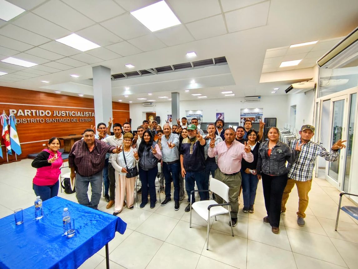 Referentes del Mocase VC se reunieron con el Senador nacional “Pichón” Neder