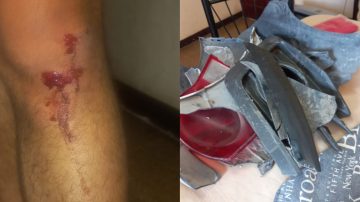 VIDEO | Choque y fuga en el barrio Ciudad del Niño: buscan a un irresponsable conductor que provocó un accidente