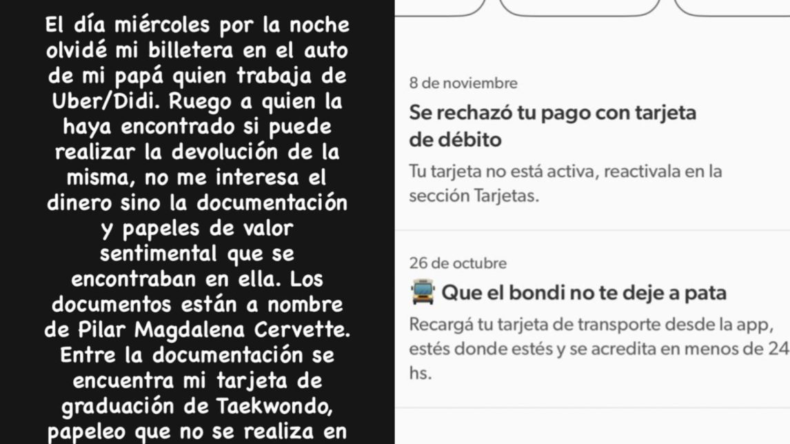 Una joven perdió su billetera y pide ayuda para recuperar un carnet de graduación internacional de Taekwondo