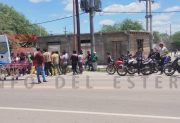 Dos mujeres resultaron heridas tras un accidente entre moto y bicicleta en Las Termas