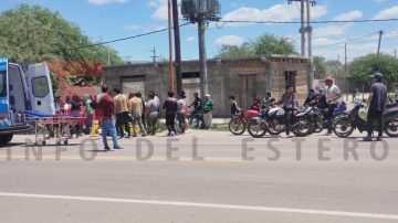 Dos mujeres resultaron heridas tras un accidente entre moto y bicicleta en Las Termas