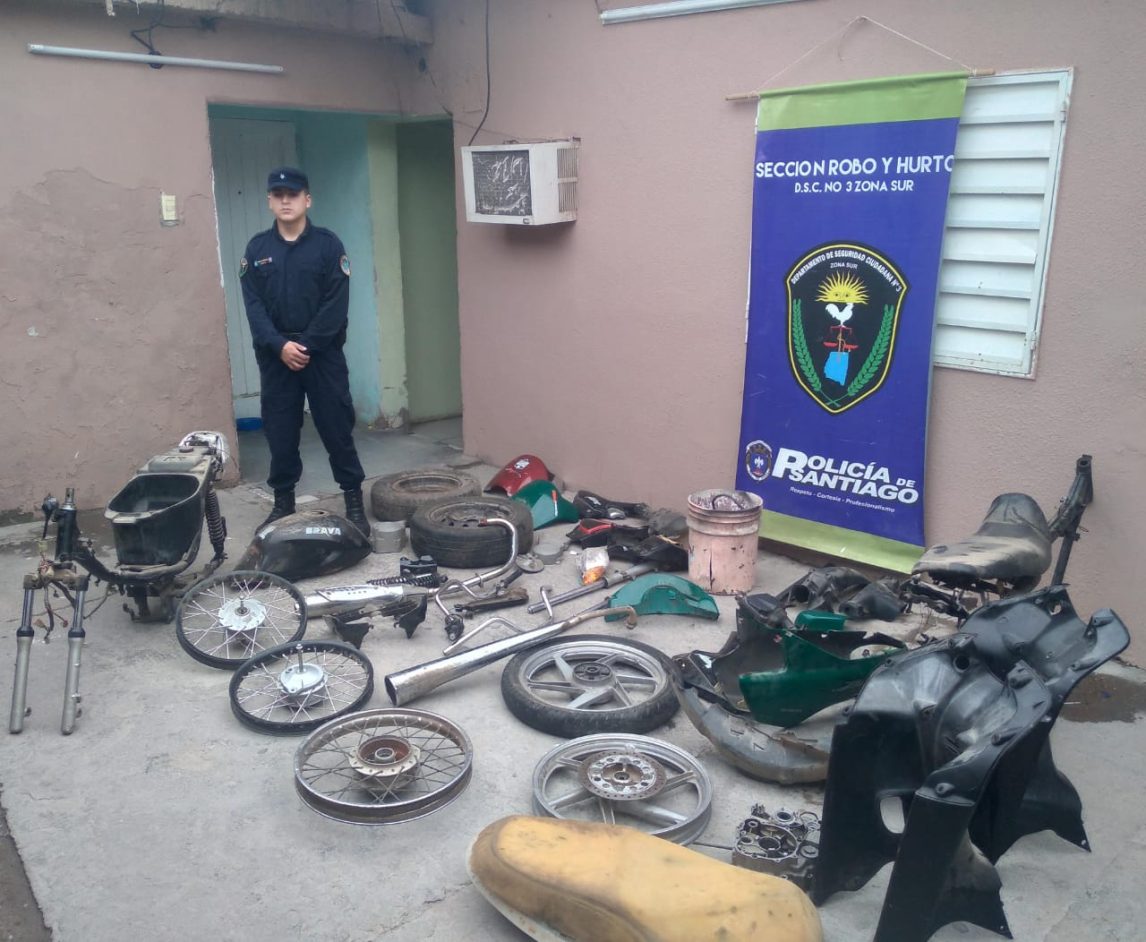 B° Ejército Argentino: allanaron una casa en busca de un arma, pero encontraron drogas y motopartes