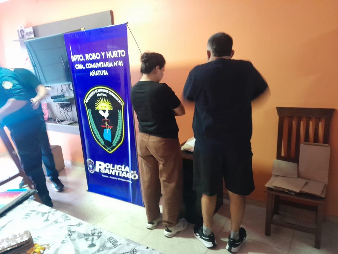 Procedimiento policial en Añatuya con dos detenidos por grave caso de estafa