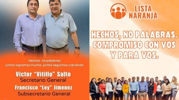Triunfó la Lista Naranja en las elecciones del Sindicato de Empleados de Comercio y Víctor Salto seguirá al frente
