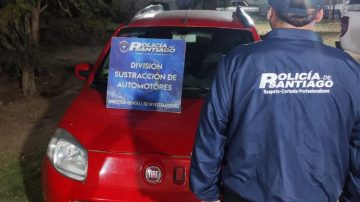 Encuentran en La Banda, un auto que fue denunciado como robado en Santa Fe