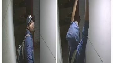 Miró a la cámara y luego se cubrió el rostro para robar: “Todos los días va a pedir comida y a hablar de Dios”