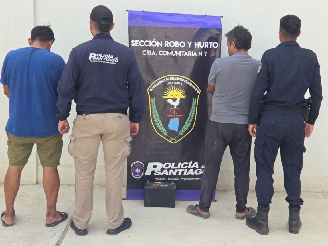 Allanan domicilios en una investigación por robo y detienen a dos personas