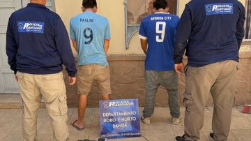 Recuperan bienes robados desde una pollería y detienen a dos hombres