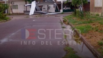 Impactante: Chapas y perfiles terminaron “doblados como papel”