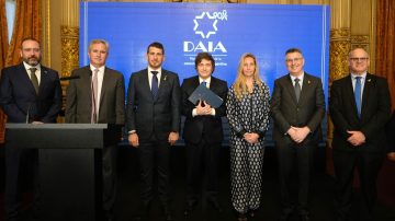 Milei en el acto de la DAIA: “Pactamos con Israel para combatir el terrorismo y el antisemitismo”