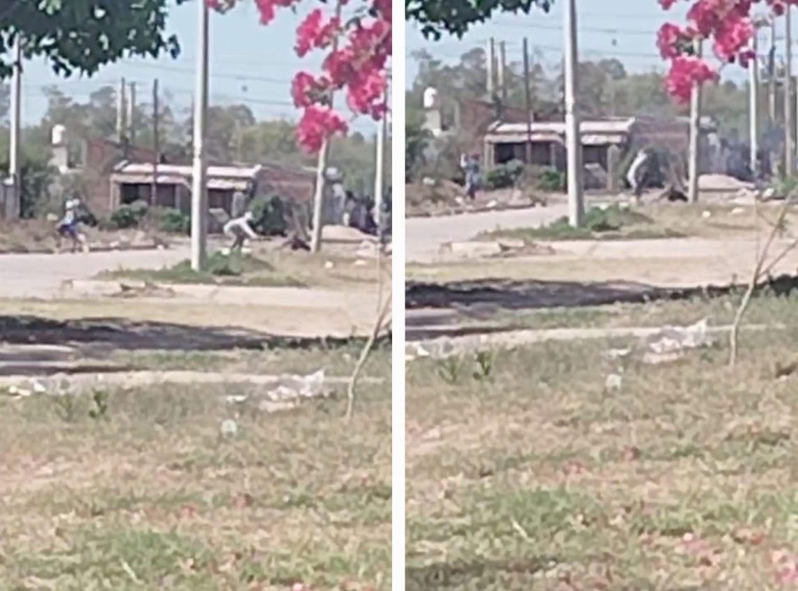 Ni el calor los para: Vándalos arrojan botellas y piedras a casas del B° Independencia