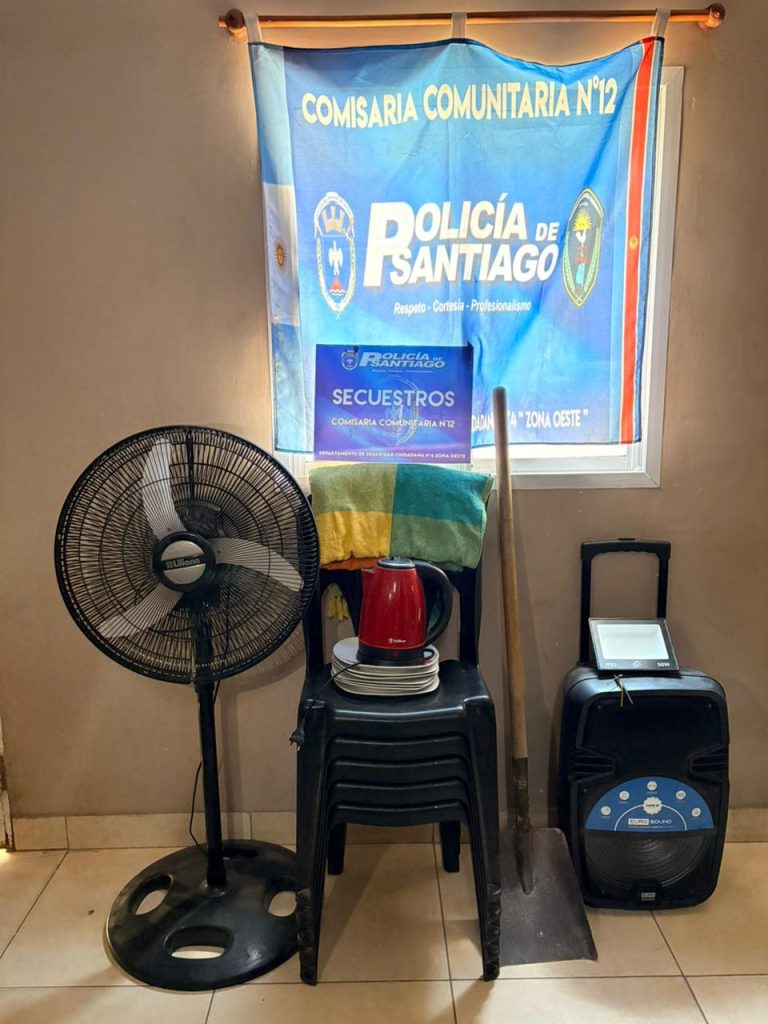 En tres barrios, recuperan bienes robados a una mujer