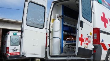 Ruta 34: Paciente y acompañante resultaron heridos al chocar la ambulancia en la que viajaban