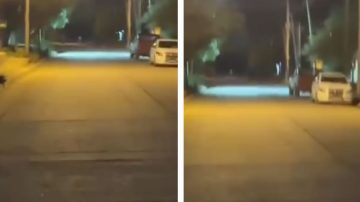 VIDEO | Filman extraño espectro, en medio de escalofriantes aullidos, cerca de una sala velatoria